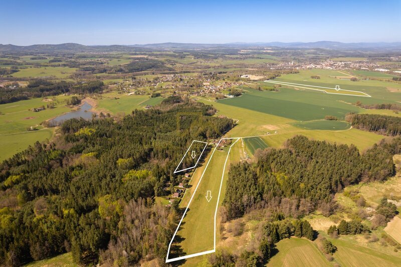 Prodej zemědělské usedlosti Rejta, pozemky 74 087 m²