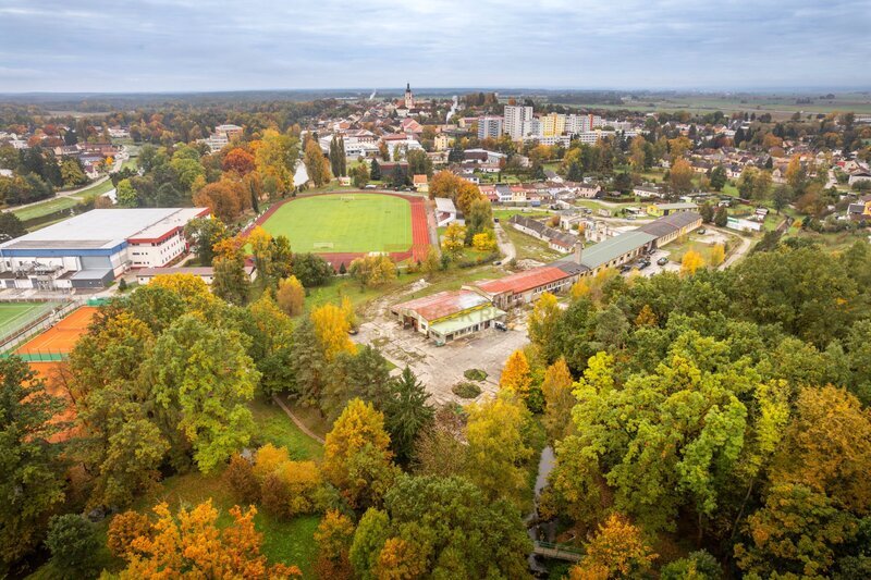 Prodej areálu blízko centra Veselí nad Lužnicí
