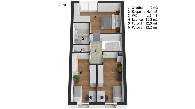 Prodej rodinného domu 4+kk, zahrada, terasa, parkovací místo, Hůry