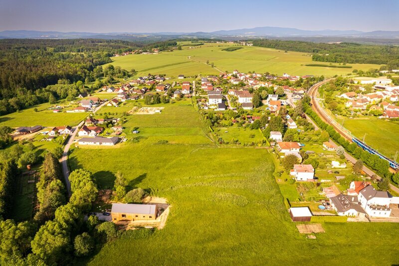Prodej investičního pozemku pro výstavbu domu, 1466 m2, Nová Ves u Českých Budějovic