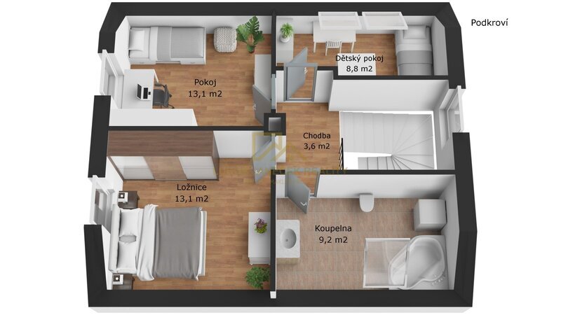 Pronájem novostavby rodinného domu , zahrada, 2 parkovací stání, možnost garáže