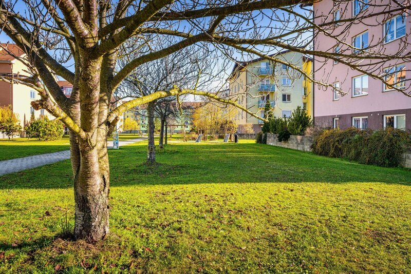 Pronájem kompletně zařízeného bytu 1+kk, balkón, sklep, Spojovací, České Budějovice